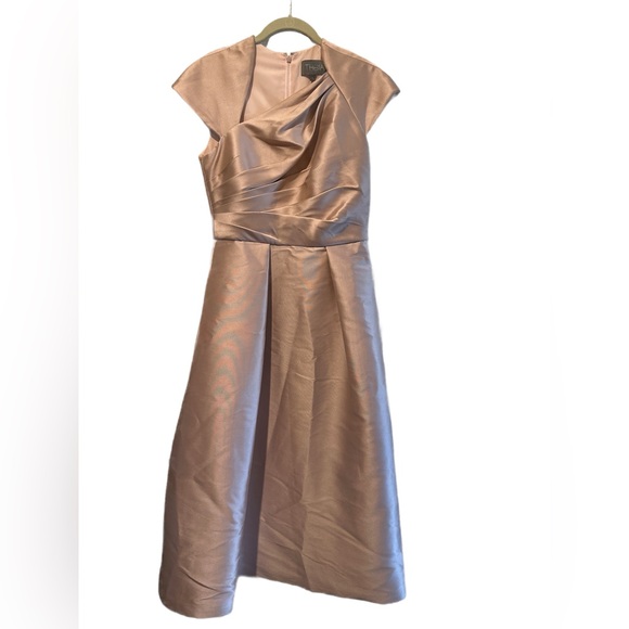 Theia WORN ONCE size 6 pink blush STUNNING dress - Picture 4 of 6